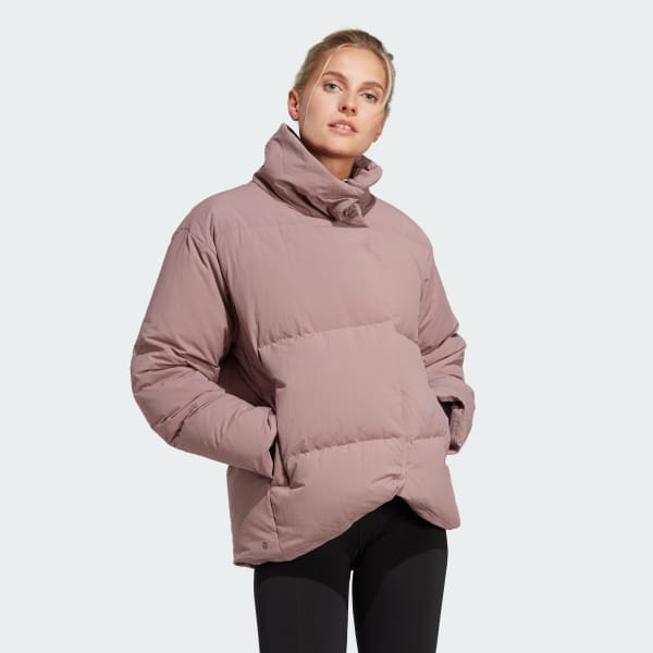 paars Big Baffle Donsjack
