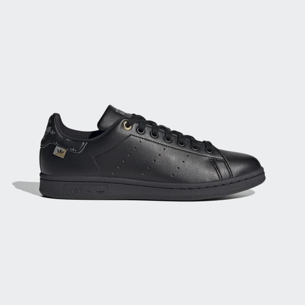 Adidas Original Stan Smith Black/Gold, Men's Fashion, Footwear