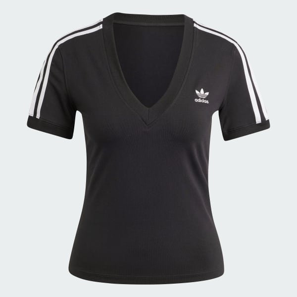 Adidas t shirt v neck deals