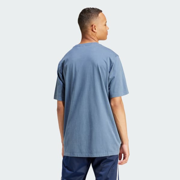 Blau adicolor Outline Trefoil T-Shirt