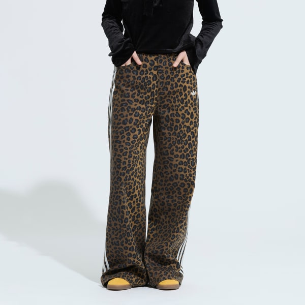 マルチカラー アディダス オリジナルス デニム ルーズパンツ