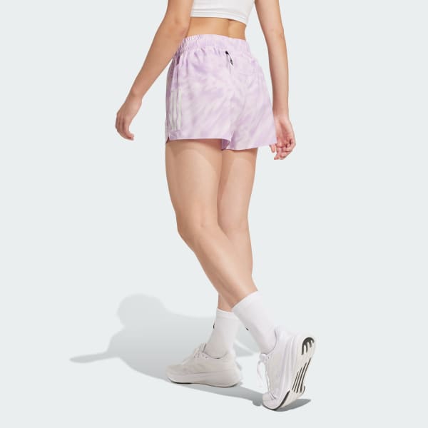 Morado Shorts con Estampado en Toda la Prenda Own The Run