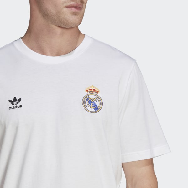 Blanc T-shirt Trèfle Real Madrid Essentials