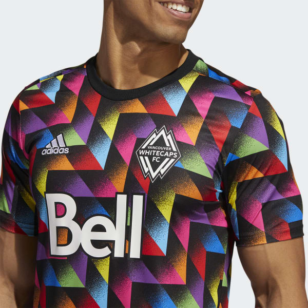 Black Vancouver Whitecaps FC LGBTQ+ Pre-Match Jersey WF518