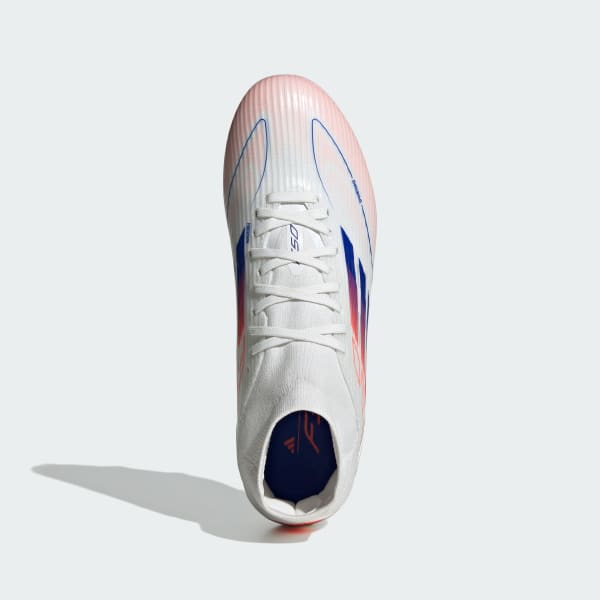 Blanco Calzado de Fútbol F50 League Mid-Cut Terreno Firme/Multisuperficie