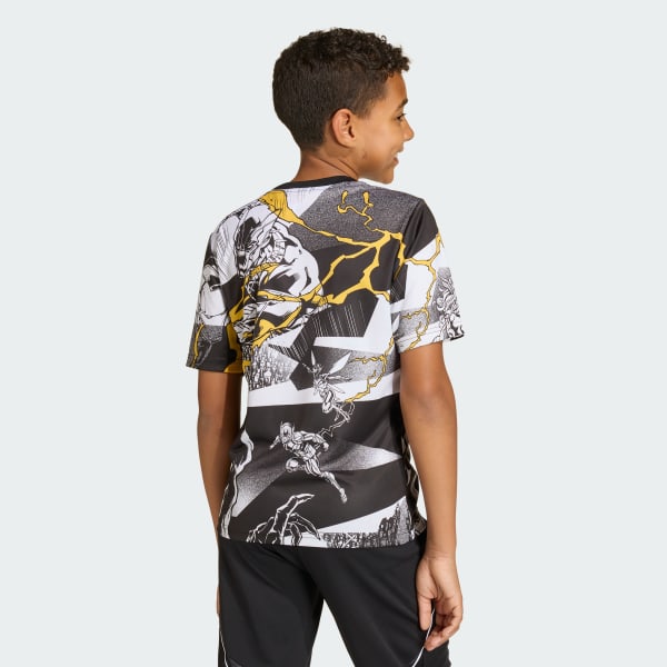 Weiss adidas Real Madrid Avengers 25/26 Aufwärmtrikot für Kinder