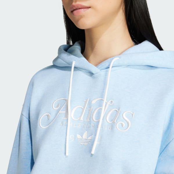 Adidas light blue hoodie womens online