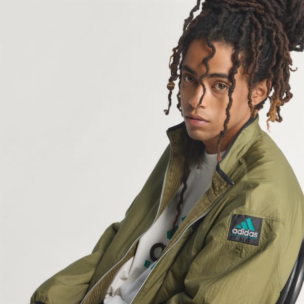 ADIDAS EQUIPMENT REVERSIBLE CORDUROY JACKET - Green | Free