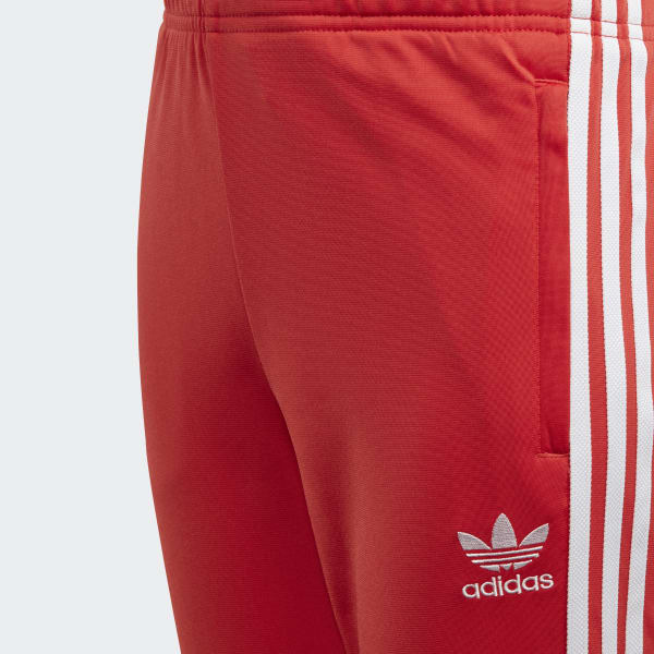 adidas SST Tracksuit Bottoms - Red | adidas UK