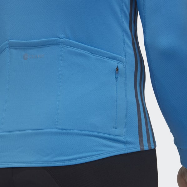 Bleu Maillot The COLD.RDY Long Sleeve Cycling IYJ57