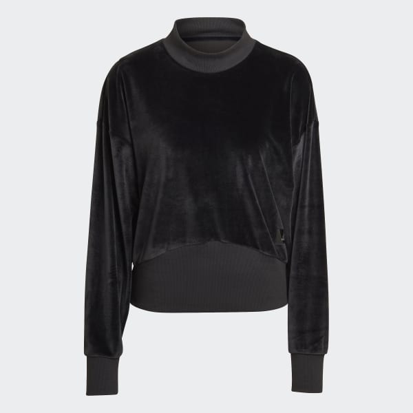 Noir Sweat-shirt en velours Holidayz Cozy VZ533