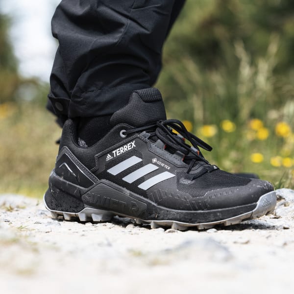 adidas outdoor Terex shoes in black and aqua | ASOS