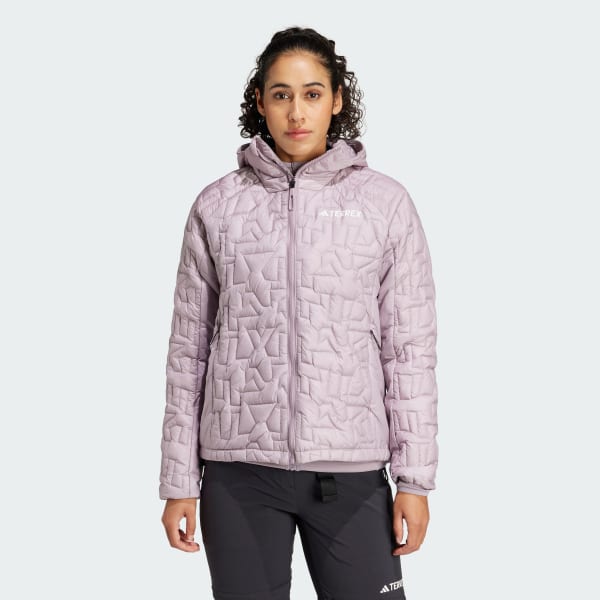 Morado Chaqueta Térmica con Capucha Terrex Xperior PrimaLoft Loose Fill