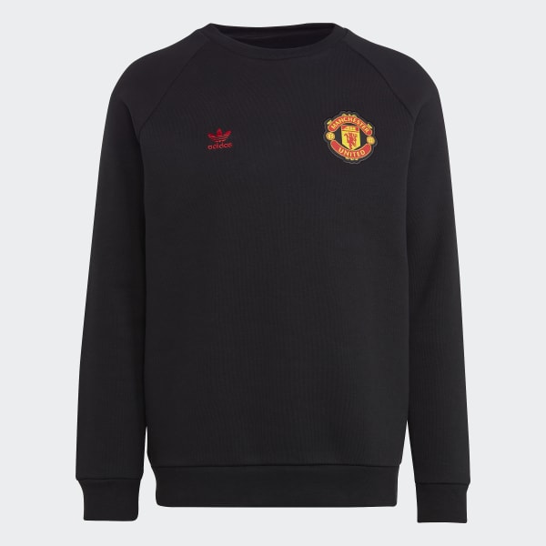 Sort Manchester United Essentials Trefoil Sweatshirt BV887