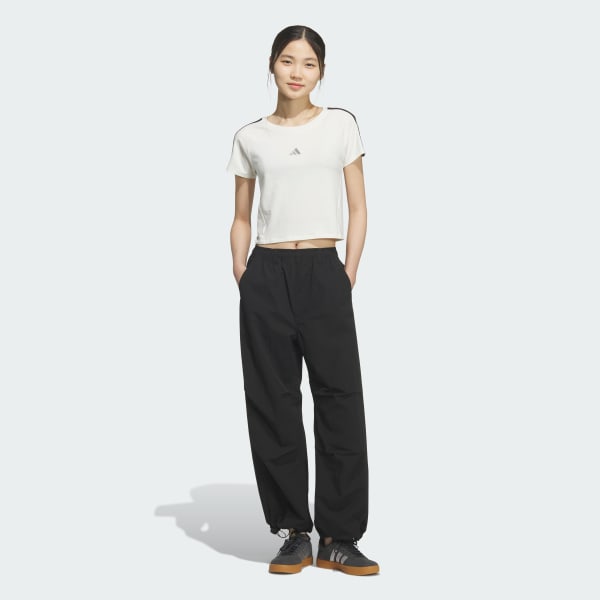 ブラック 軽パン 軽撥水パラシュートパンツ