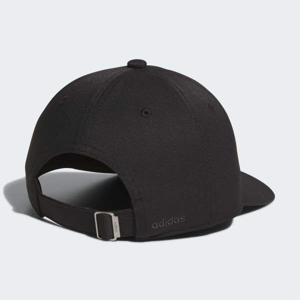 Black Court Relaxed Strapback Hat