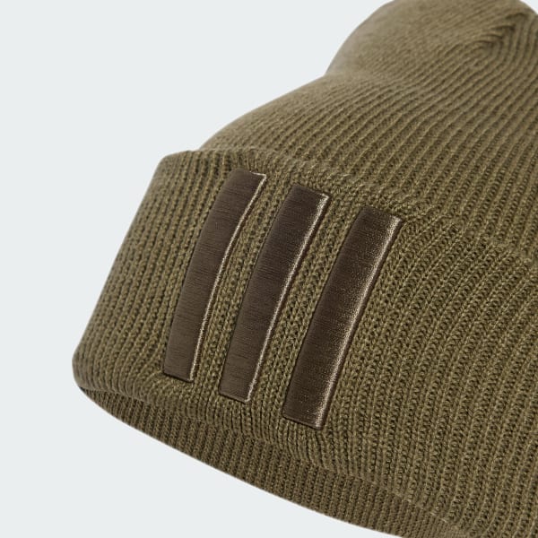 adidas 3-Stripes Beanie - Green | Free Shipping with adiClub