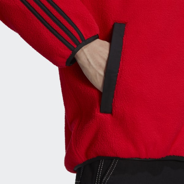 cervená Bunda Belgium Lifestyler Fleece VE121
