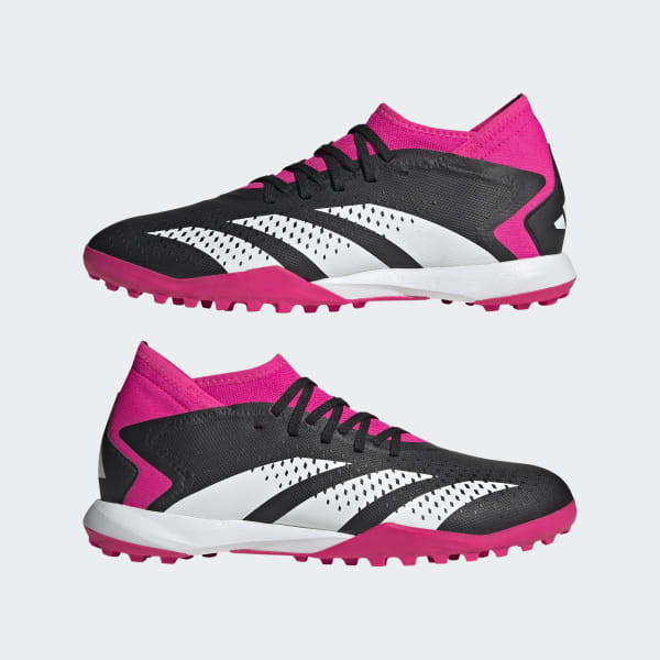 adidas Predator Accuracy.3 Turf Soccer Shoes - Black | Free