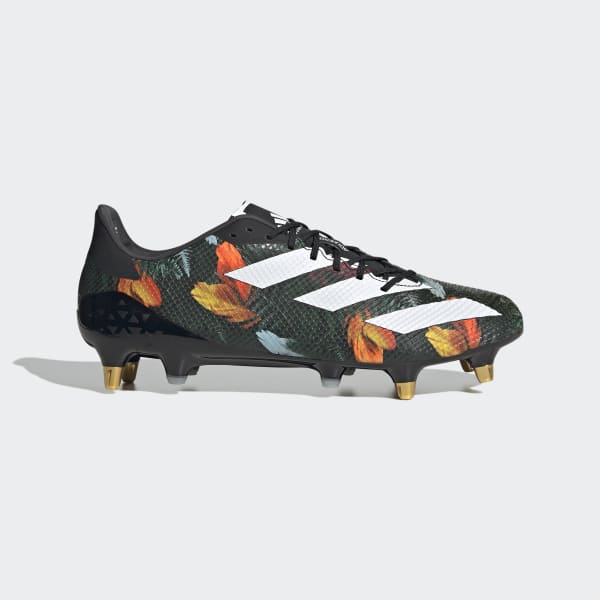 Black Rugby Adizero RS7 Soft Ground Boots