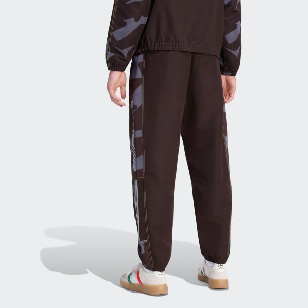 Brown AMG CAMO WOVEN TRACK PANTS