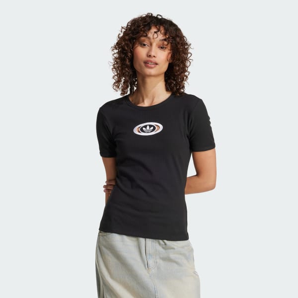 cerná Tričko adidas Originals
