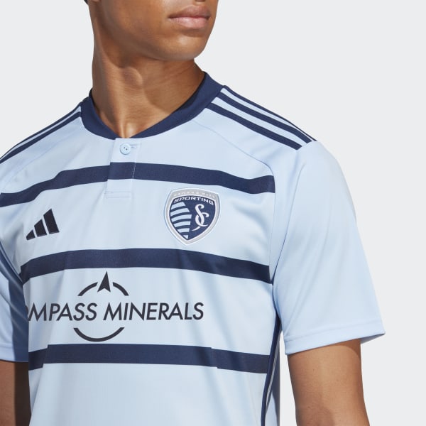 Men's Authentic adidas Sporting KC Home Jersey 2023 - H54738