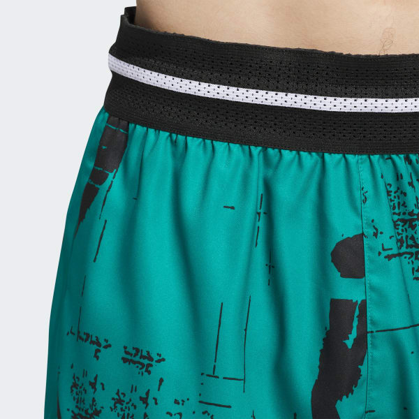 adidas Crazy Lite Allover Print Shorts - Green | Free