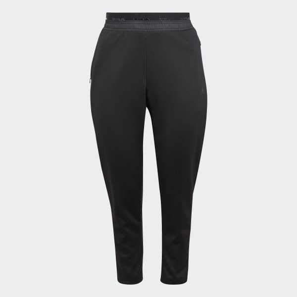 Sort Tiro Suit-Up Advanced Plus Size træningsbukser