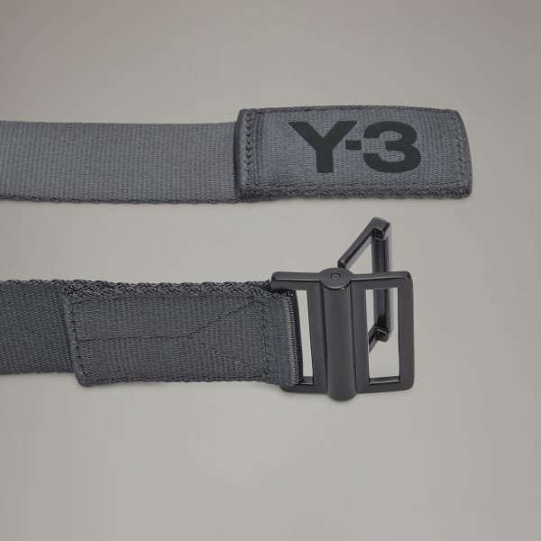Grey Y-3 Belt