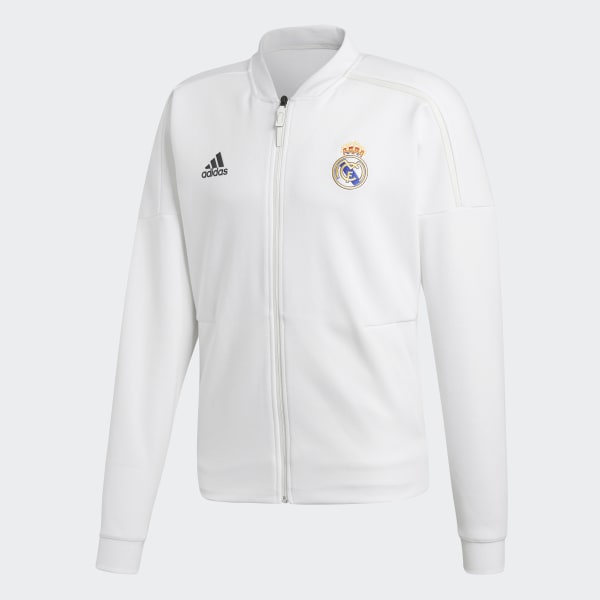 weisse adidas jacke