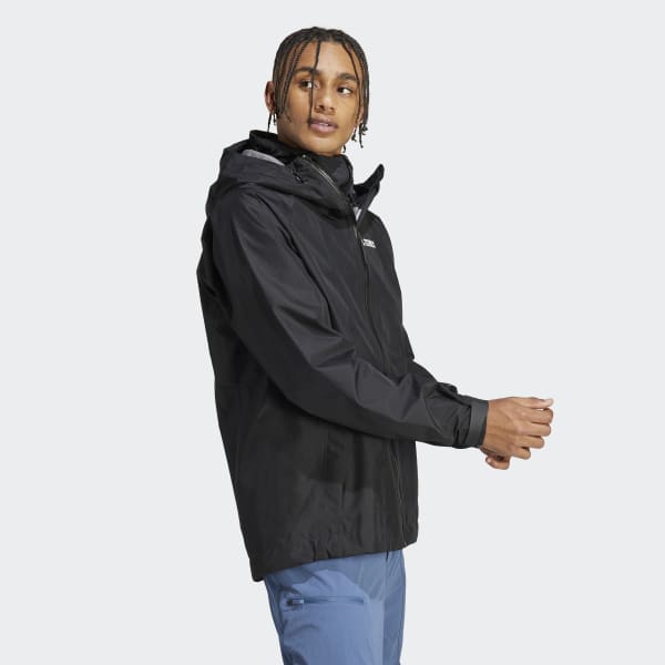 zwart Terrex Xperior GORE-TEX Paclite Regenjack