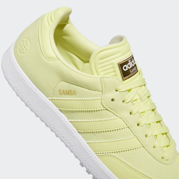 Yellow Special Edition Samba Spikeless Golf Shoes LIW43