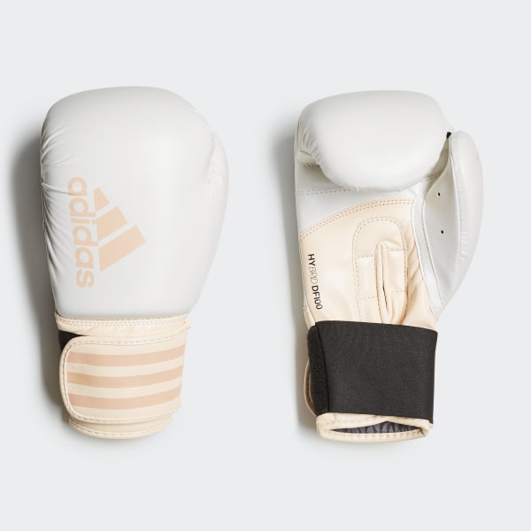 adidas Hybrid 100 Dynamic Fit Boxing Gloves White adidas UK