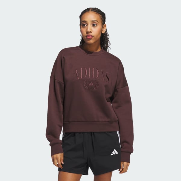 Castanho Sweatshirt Gráfica Cozy Holiday