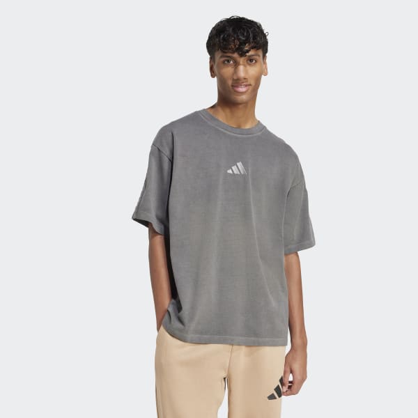 adidas ALL SZN Washed Tee - Black | Free Shipping with adiClub