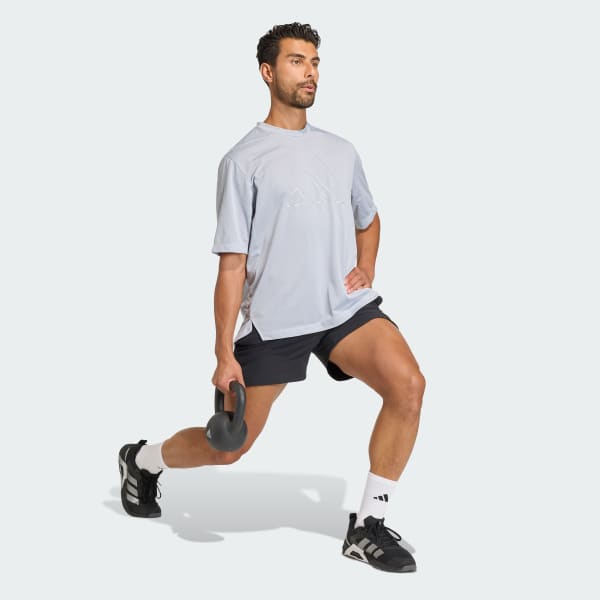 Cinza CAMISETA MALHA D4T POWER ESSENTIALS WORKOUT