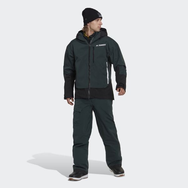 Green TERREX RESORT TWO LAYER INSULATED SNOW Tracksuit Bottoms