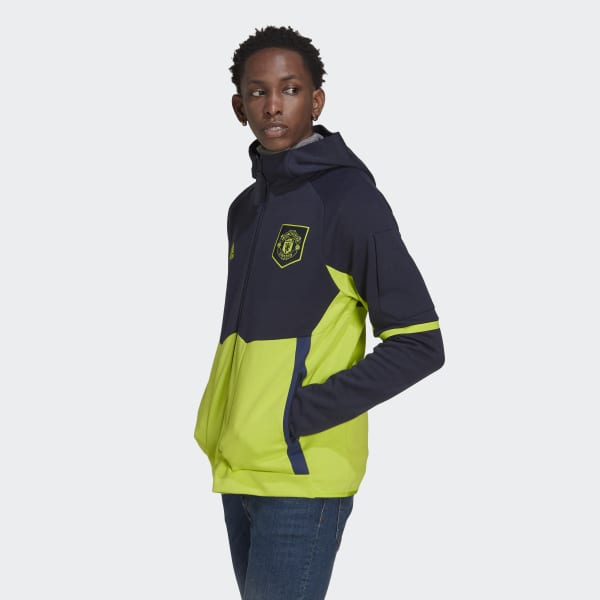 Blue Manchester United Anthem Jacket