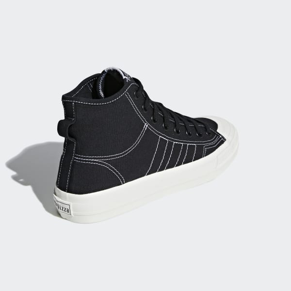 Nizza RF Hi Core Black and White Shoes | adidas US