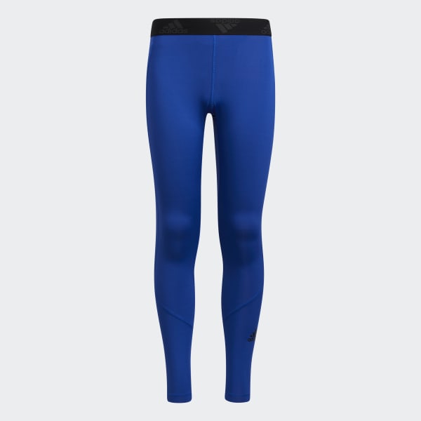 Adidas Techfit Womens Blue Multicolor Mid Rise Compression Capri Leggings  Medium