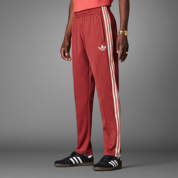 Red adidas pants for women online