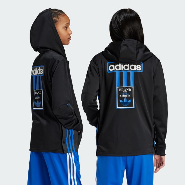 adidas Adibreak Full Zip Hoodie Kids Black adidas UK