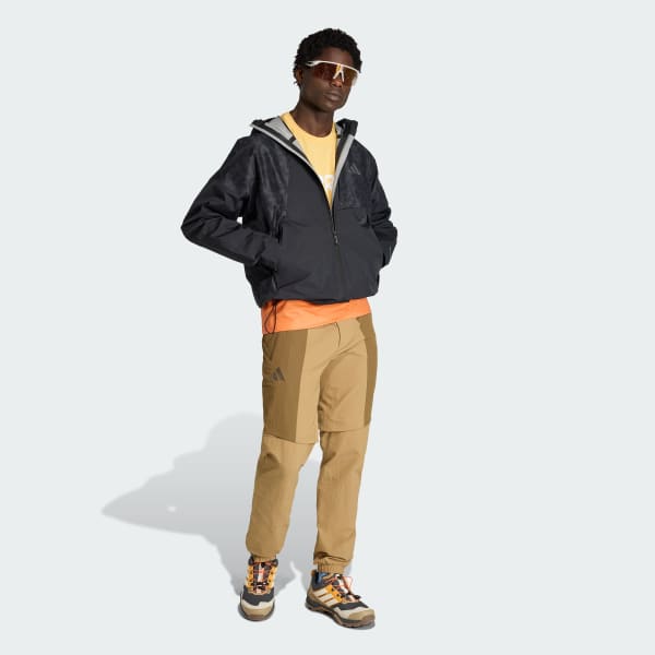 Black Terrex Xperior 2.5 Layer Hybrid PRIMEKNIT CLIMAPROOF Jacket