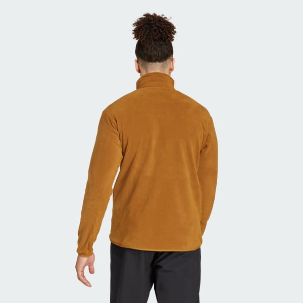 Brown Multi Essentials 1/2 Zip Fleece Jacket
