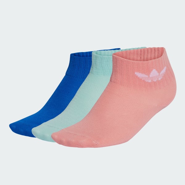 Rosa Mid Ankelstrumpor Barn 3-pack