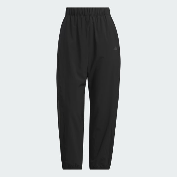 ブラック トレーニング エッセンシャルズ プラス ルーズフィット ストレッチ ウーブン 9/10 テーパードパンツ