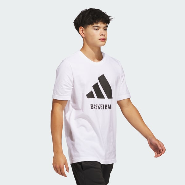 Branco Camiseta adidas Basketball