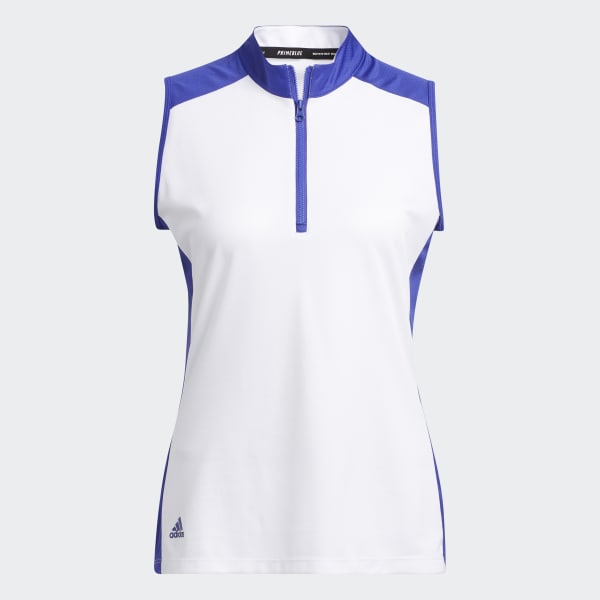 White HEAT.RDY Primeblue Colorblock Polo Shirt IUG74