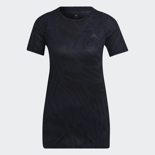Niebieski Fast Allover Print Running Tee